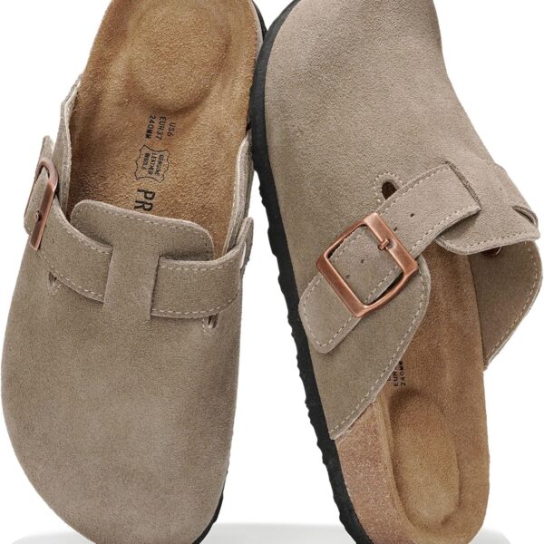 Project Cloud Women’s Genuine Leather Cork Clogs