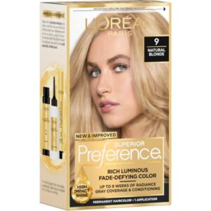 L’Oreal Superior Preference Hair Color, Natural Blonde 9
