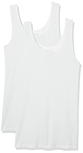 Amazon Essentials Ribbed Scoop Neck Tank Tops, 2-Pack