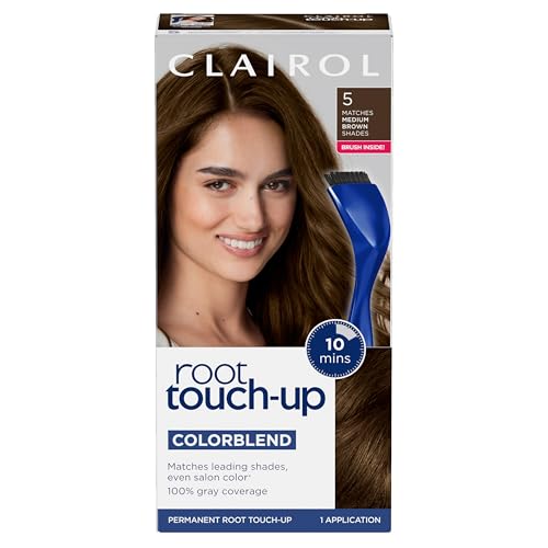 Clairol Root Touch Up Hair Dye, Medium Brown 5