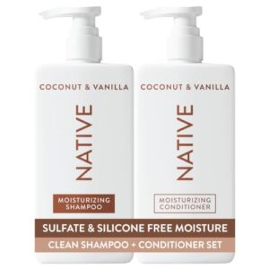 Native Coconut & Vanilla Shampoo and Conditioner Set