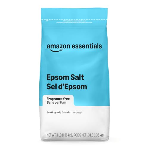 Amazon Essentials Epsom Salt Soak – 3 lb Bag